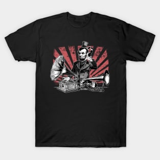 DJ Abraham Lincoln (Version 2) T-Shirt